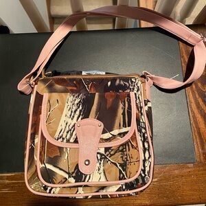 Pink Camouflage Crossbody Bag